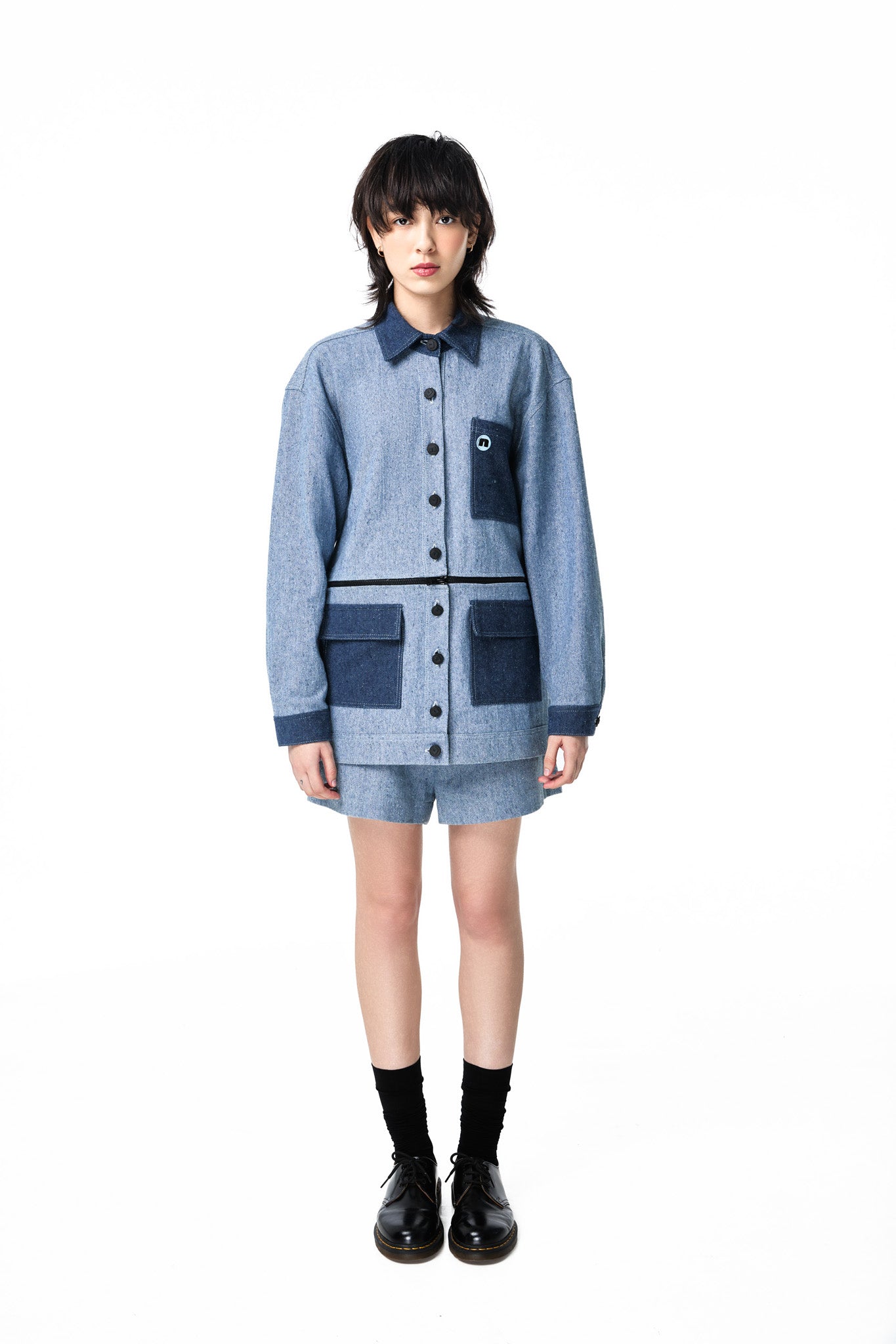 JAQUETA COLOR BLUE JEANS