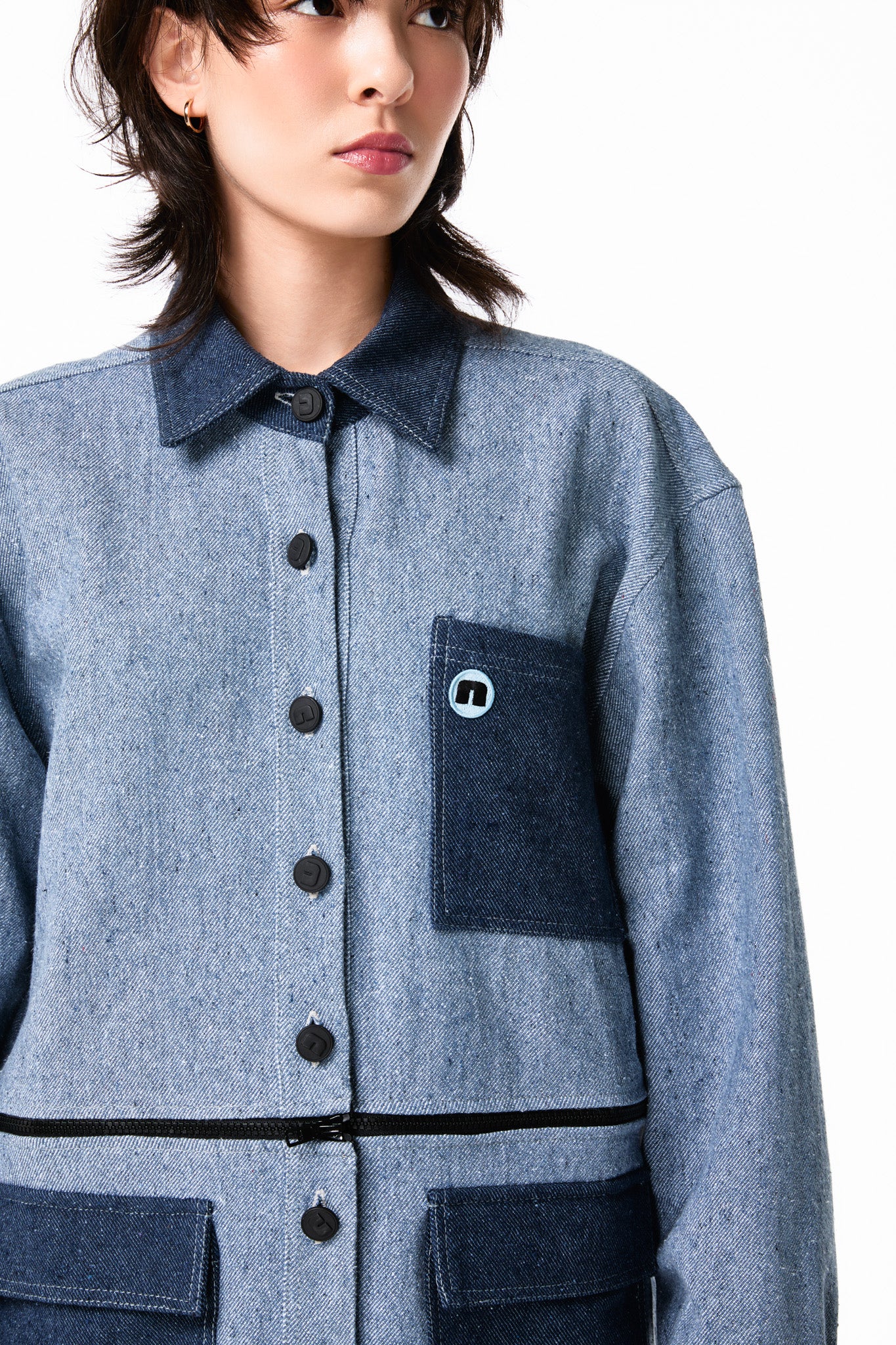 JAQUETA COLOR BLUE JEANS