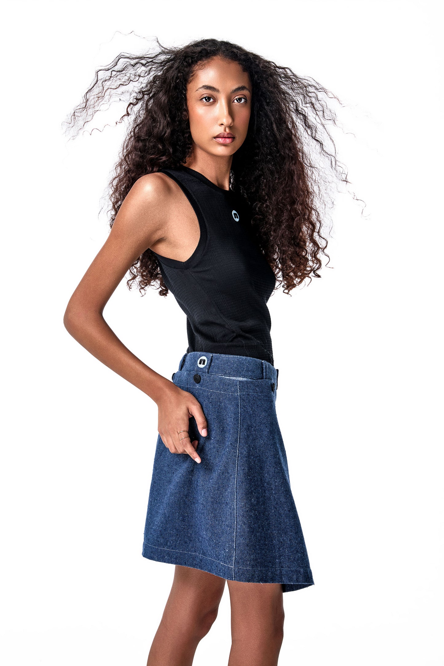 SHORT SAIA COLOR BLUE JEANS 2 IN 1