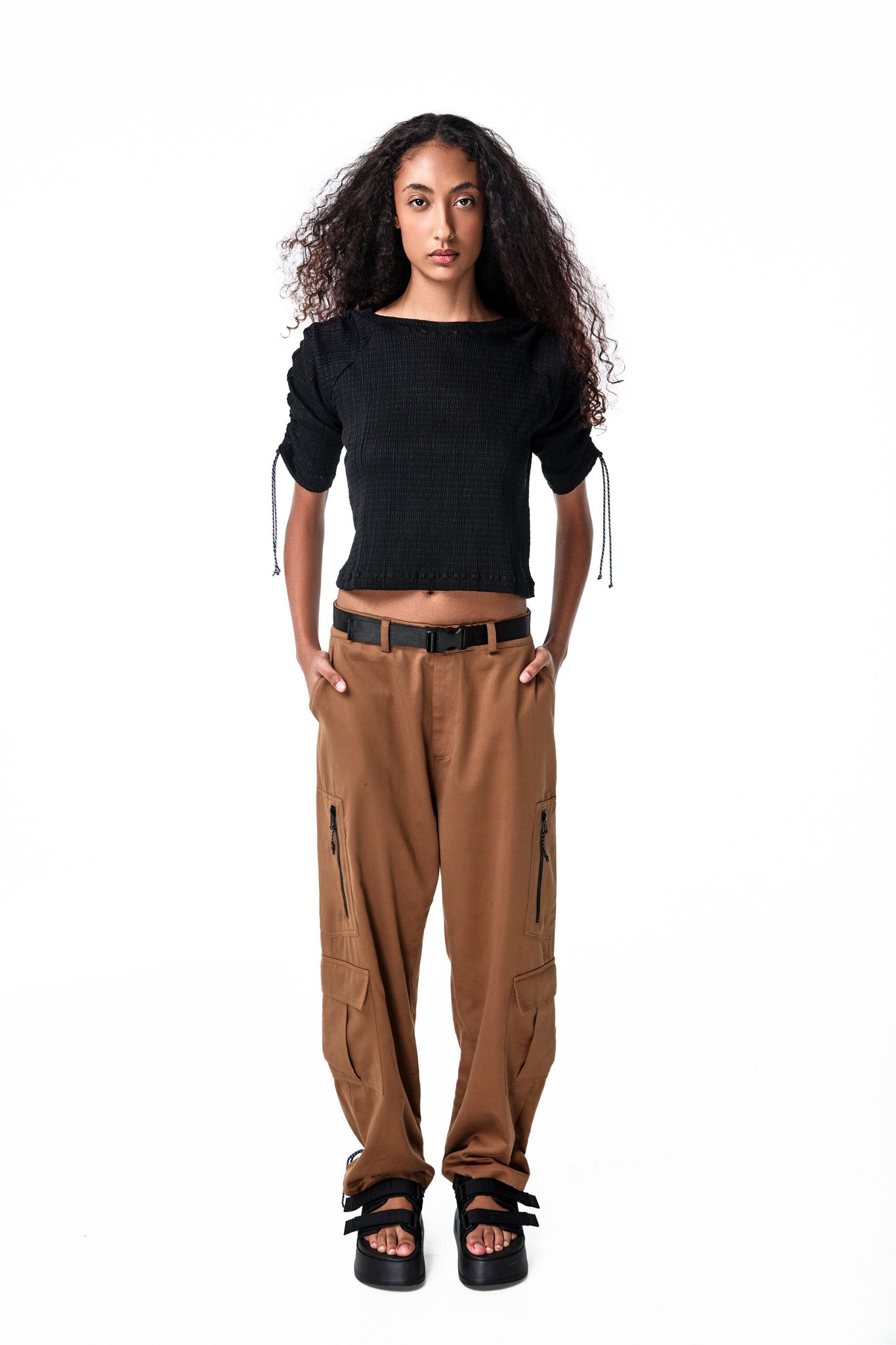 BLUSA LONGSLEEVE STRING BLACK