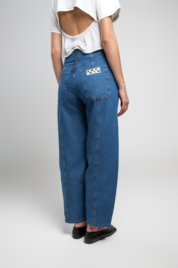 CROPPED STITCH OFF WHITE