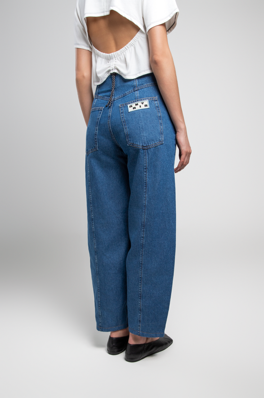 CROPPED STITCH OFF WHITE