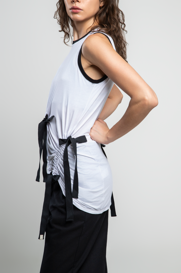 TANK TOP LACE BICOLOR