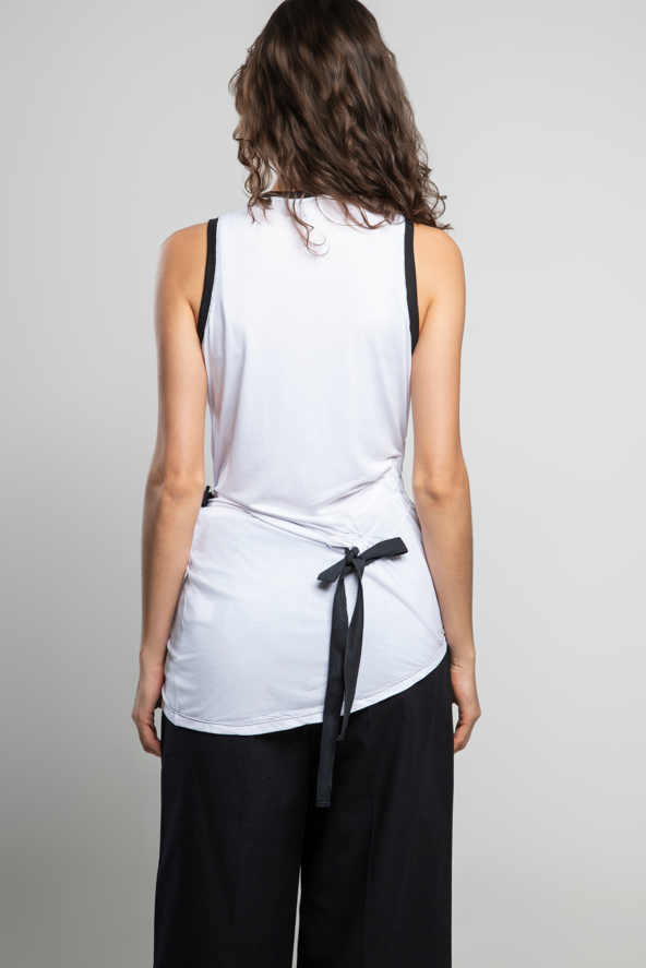 TANK TOP LACE BICOLOR