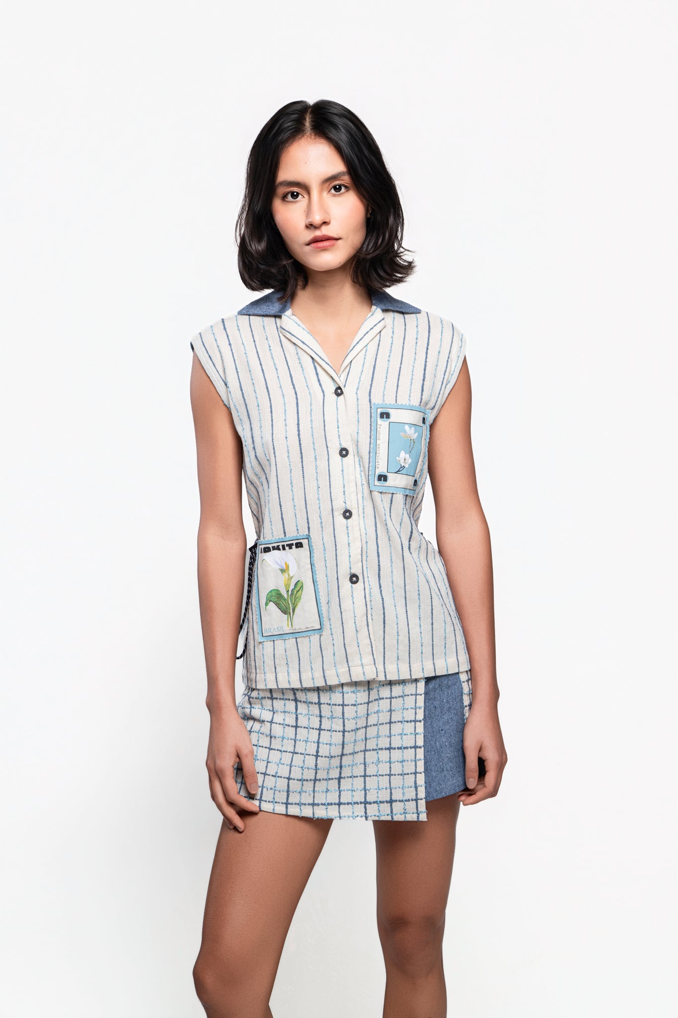 CAMISA FLOWER STAMP